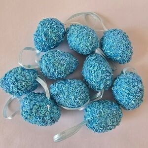 Easter Sequin Eggs / Egg Ornaments / Easter Tree / Spring Tree / Easter Eggs